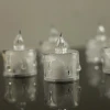 Cross-border exclusive supply of smokeless led electronic candle lamps wholesale, transparent small tea wax, Christmas, birthday, proposal decoration Application Scenario